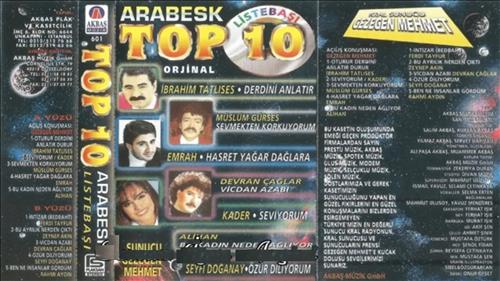 ARABESK TOP 10 LİSTEBAŞI