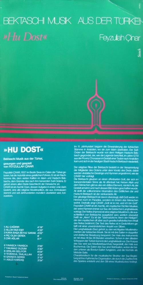 Hu Dost - Bektaschi Musik Aus Der Türkei