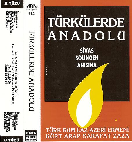 Türkülerde Anadolu / Sivas, Solingen Anısına